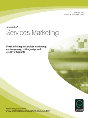 cover image of Journal of Services Marketing, Volume 29, Number 6 & 7